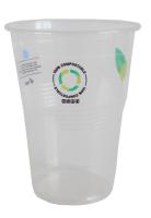 Vaso transparente desechable en PLA, 100% compostable, 1000 cc BETIK, pack 10 uds