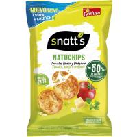 Natuchips de tomàquet, formatge i orenga SANTT'S, bossa 85 g