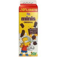 Galleta Minis Simpsons chocolateadas ARLUY, brik 302,5 g