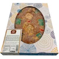 Coca brioche fruta almendra PEIRON, caja 500 g