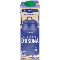 Llet sencera EL LLETER D'OSONA, brik 1 litre