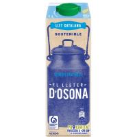 Leche semidesnatada EL LLETER D`OSONA, brik 1l