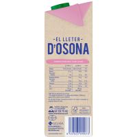 Leche desnatada LLETER D`OSONA, brik 1 litro