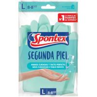 Guante segunda piel talla grande SPONTEX, paquete 1 par