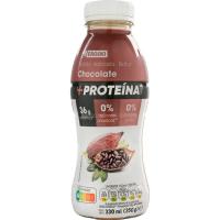 Batido protéico de chocolate EROSKI, botellín 330 ml