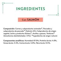 Comida húmeda de salmón para gato GOURMET NATURE, pack 5x10 g