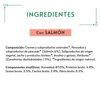 Menjar humit de salmó per a gat Gourmet NATURE, pack 5x10 g