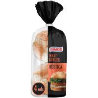 Maxi burger rústica BIMBO, 4 u, paquet 300 g