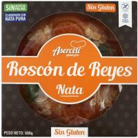 Roscón con nata sin gluten ASERCELI, 500 g