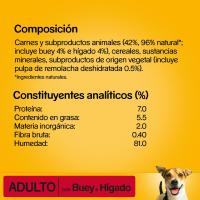 Aliment amb bou-fetge per a gos PEDIGREE, terrina 300 g