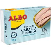 Caballa del sur al natural ALBO, lata 120 g