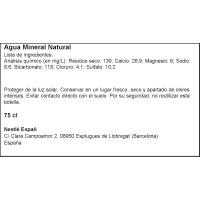 Agua mineral natural sport VILADRAU 0,75l