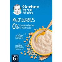 Farinetes multicereals 0% sucre GERBER, caixa 270 g