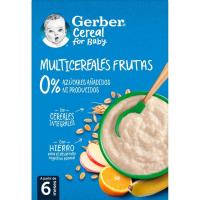 Farinetes multicereals fruita 0% sucre GERBER, caixa 270 g