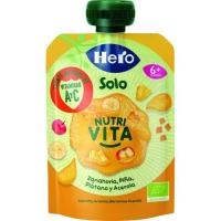 Bolsita eco zanahoria piña plátano HERO, doypack 100 g