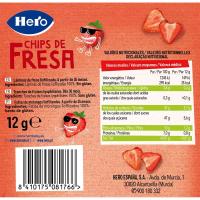 Snack chips de fresa HERO, bolsa 12 g