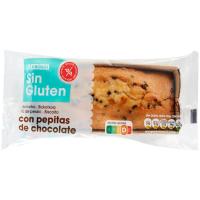 Bizcocho c/ pepitas de chocolate s/ gluten EROSKI, paquete 250 g