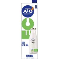 Llet fresca sencera ecològica ATO, ampolla 1 litre