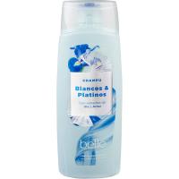 Champú cabello blanco BELLE, bote 400 ml