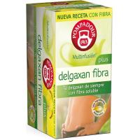 Infusión delgaxan fibra plus POMPADOUR, caja 20 uds