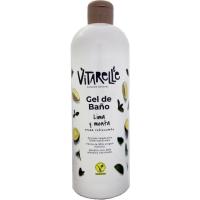 Gel bany de llima i menta VITARELLE, pot 750 ml