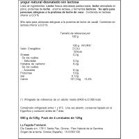Iogurt desnatat sense lactosa LA FAGEDA, 4x125g