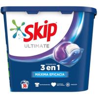 Detergent en càpsules SKIP ULTIMATE EFICÀCIA, caixa 36 dosi
