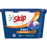 Detergent en càpsules SKIP ULTIMATE KH-7, caixa 22 dosi