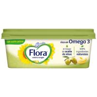 Margarina de oliva sin aceite de palma FLORA, tarrina 225 g