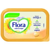 Margarina vegetal sin aceite de palma FLORA, tarrina 225 g