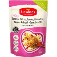 Semillas de lino, nueces y almendrasLINWOODS, bolsa 200 g
