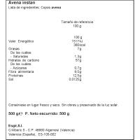 Flocs de civada instantanis ESGIR, 500 g