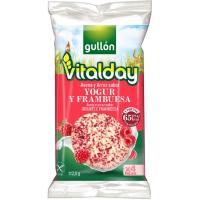 Tortitas de yogurt y frambuesa GULLÓN VITALDAY, bolsa 112,8 g