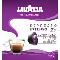 Cafè intens en càpsules LAVAZZA, caixa 16 monodosis