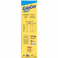 Cacau soluble torbo COLA CAO, maleta 2,5 kg + Regal