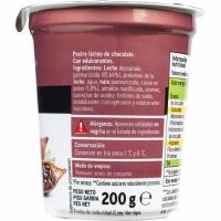 Postres protéico de xocolata EROSKI, terrina 200 g