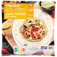 Farcit de fajita amb pebrot rostit EROSKI, sobre 300 g