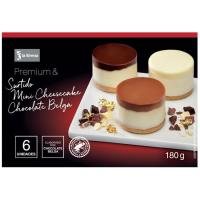 Surtido mini cheescake de chocolate LA SIRENA, caja 180 g