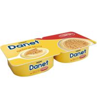 Natillas con galleta Cuétara DANET, pack 2x120 g