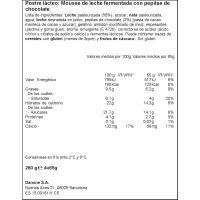 Mousse sabor stracciatella DANONE, pack 4x65 g
