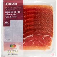 Pernil d'enceball ibèric 50% raça ibèrica EROSKI, sobre 100 g