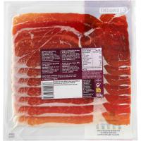 Jamón de cebo ibérico 50% raza ibérica EROSKI, sobre 100 g