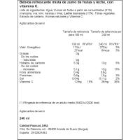 Lactozumo sabor Pacífico PASCUAL Bifrutas, botella 240 ml