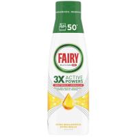 Lavavajillas máquina gel limón FAIRY, botella 50 dosis