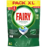 Lavavajillas máquina s/ fosfatos FAIRY TODO EN 1, bolsa 53 dosis