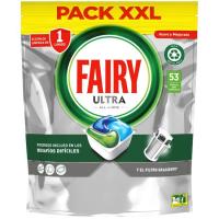 Lavavajillas máquina FAIRY TODO EN 1 ULTRA, bolsa 53 dosis