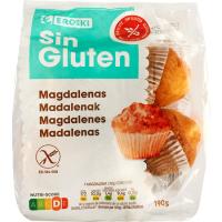 Magdalena clàssica sense gluten EROSKI, bossa 190 g