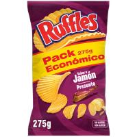 Patates sabor pernil xlb RUFFLES, bossa 275 g