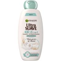 Champú infantil 2n1 avena GARNIER ULTRA SUAVE, bote 400 ml