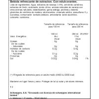 Refresc taronja amb gas sense sucre SCHWEPPES ZERO, ampolla 1 litre